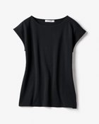 【ドゥクラッセ/DoCLASSE】のボートネック/フレンチ袖・ドゥクラッセTシャツ(60cm丈) ブラック|ID: prp329100003117029 ipo3291000000036274289