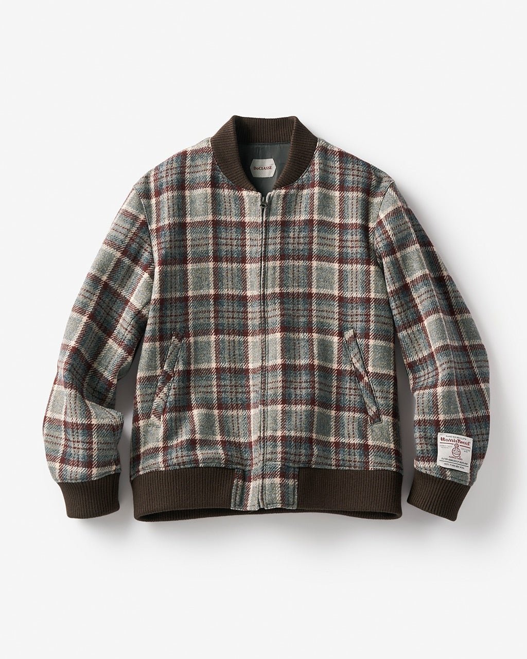 【ドゥクラッセ/DoCLASSE / MEN】のハリスツイードZIPブルゾン 人気、トレンドファッション・服の通販 founy(ファニー) 　ファッション　Fashion　メンズファッション　Fashion for Men　ツイード　Twill, Twill Weave　パーカー　Hoodie, Parka　ブルゾン　Blouson, Bomber Jacket　ポケット　Pocket, Pocket Detail　メンズ　Men's, Menswear　 other-1|ID: prp329100003117051 ipo3291000000028258193