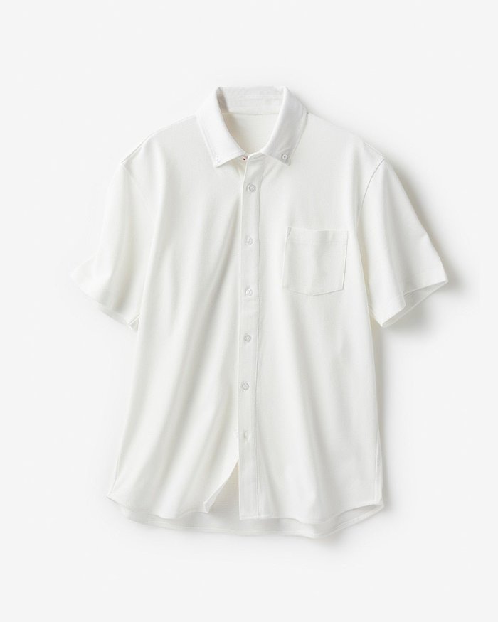 【ドゥクラッセ/DoCLASSE / MEN】の10ファンクション鹿の子シャツ インテリア・キッズ・メンズ・レディースファッション・服の通販 founy(ファニー) https://founy.com/ ファッション Fashion メンズファッション Fashion for Men トップス・カットソー Cut & Sew Tops メンズシャツ Shirts ポロシャツ / きれいめカジュアルスタイル Polo Shirts ゴルフ Golf メンズ Men's, Menswear 半袖 Short Sleeve, Half Sleeve 鹿の子 Piqué, Kanoko Fabric |ID: prp329100003117066 ipo3291000000033396139
