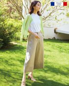 【ドゥクラッセ/DoCLASSE】のフレンチリネン・ワイドクロップドパンツ トープ|ID: prp329100003117067 ipo3291000000028258215