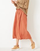 【ドゥクラッセ/DoCLASSE】のソフトワッシャー・ギャザースカウチョ コーラル|ID: prp329100003117075 ipo3291000000028258236