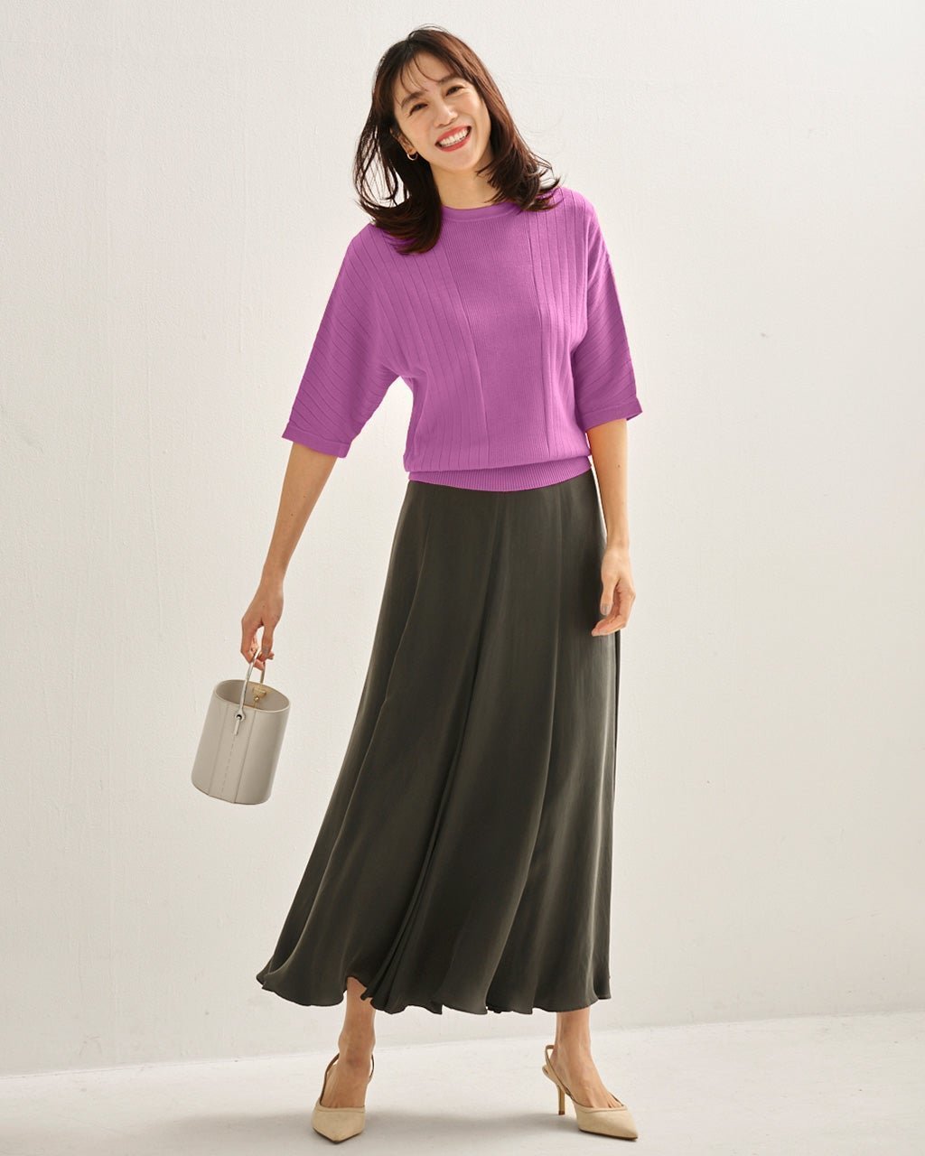 【ドゥクラッセ/DoCLASSE】のランダムリブ・ドルマンプルオーバー インテリア・キッズ・メンズ・レディースファッション・服の通販 founy(ファニー) 　ファッション　Fashion　レディースファッション　Fashion for Women　トップス・カットソー　Cut & Sew Tops　ニット　Knit Tops & Sweaters　カジュアルプルオーバー・ニットトップス　Pullovers & Knit Tops / Casual Pullovers　セーター　Sweater, Knitwear　トレンド　Trend, Trending Now　バランス　Balance, Style Balance　リブニット　Rib Knit, Ribbed Knit　ワイドリブ　Wide Rib, Wide Ribbed Knit　パープル|ID: prp329100003117078 ipo3291000000035800092