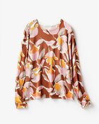 【ドゥクラッセ/DoCLASSE】のシルクフィール・プリントセーター ピンク・パターン|ID: prp329100003117081 ipo3291000000028258253