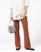 【ドゥクラッセ/DoCLASSE】の総針編み・フレアニットパンツ ブラウン|ID: prp329100003117097 ipo3291000000035798406