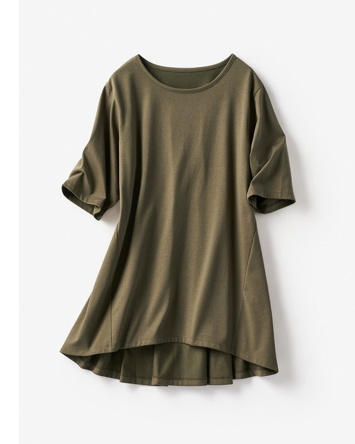 【ドゥクラッセ/DoCLASSE】の後ろタック・フレアトップス インテリア・キッズ・メンズ・レディースファッション・服の通販 founy(ファニー) https://founy.com/ ファッション Fashion レディースファッション Fashion for Women トップス・カットソー Cut & Sew Tops シャツ・ブラウス・オフィスカジュアル Elegant Blouses & Button-Ups ロングTシャツ・Tシャツ Longline T-Shirts & Tees カットソー・ベーシックTシャツ Cut-and-Sewn Tops / Stretch Tees & Basics カットソー Cut and Sewn Top |ID: prp329100003117103 ipo3291000000035990960