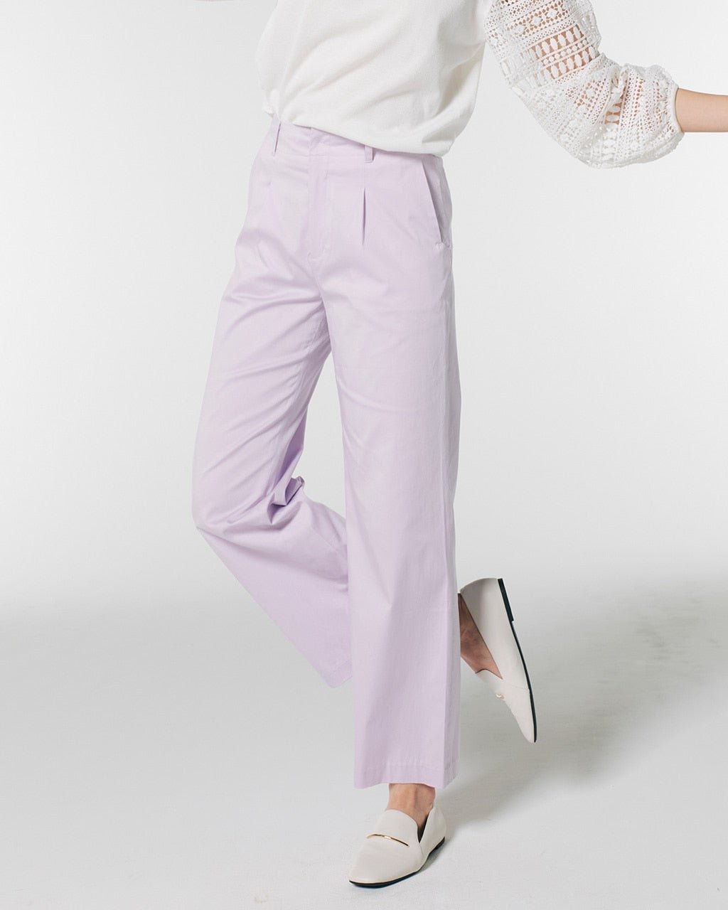 【ドゥクラッセ/DoCLASSE】のタイプライター・セミワイドパンツ 人気、トレンドファッション・服の通販 founy(ファニー) 　ファッション　Fashion　レディースファッション　Fashion for Women　パンツ　Pants & Trousers　タイプライター　Typewriter Fabric, Crisp Cotton　 other-1|ID: prp329100003117150 ipo3291000000028855048