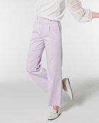 【ドゥクラッセ/DoCLASSE】のタイプライター・セミワイドパンツ ラベンダー|ID: prp329100003117150 ipo3291000000035796203