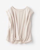 【ドゥクラッセ/DoCLASSE】のシフォン切替え・ブラウジングトップス ライトグレー|ID: prp329100003117181 ipo3291000000035798664