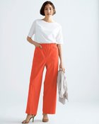 【ドゥクラッセ/DoCLASSE】のドライタッチ・ワイドパンツ コーラル|ID: prp329100003117183 ipo3291000000028257976