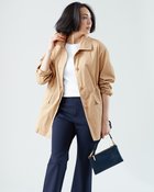 【ドゥクラッセ/DoCLASSE】の二重織メモリー・ショートコート ベージュ|ID: prp329100003117201 ipo3291000000035990949