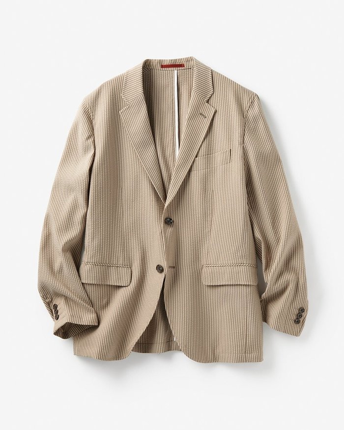 【ドゥクラッセ/DoCLASSE / MEN】のシアサッカージャケット インテリア・キッズ・メンズ・レディースファッション・服の通販 founy(ファニー) https://founy.com/ ファッション Fashion メンズファッション Fashion for Men ショルダー Shoulder, Shoulder Strap ジャケット Jacket, Outerwear ベスト Vest, Waistcoat メンズ Men's, Menswear 人気 Popular, Best Seller 夏 Summer 定番 Standard, Basic Item 洗える Machine Washable |ID: prp329100003117206 ipo3291000000033464616