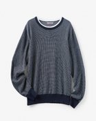 【ドゥクラッセ/DoCLASSE / MEN】のクルーネックレイヤードセーター ネイビー|ID: prp329100003117225 ipo3291000000035799969