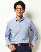 【ドゥクラッセ/DoCLASSE / MEN】のナチュラルオックスシャツ長袖/レギュラーサイズ 人気、トレンドファッション・服の通販 founy(ファニー) ファッション Fashion メンズファッション MEN ビジネス 仕事 通勤 Business フィット Fit メンズ Mens ヨーク Yoke レギュラー Regular 旅行 Travel 長袖 Long Sleeve thumbnail サックス千鳥|ID: prp329100003117249 ipo3291000000028257831