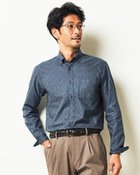 【ドゥクラッセ/DoCLASSE / MEN】のナチュラルオックスシャツ長袖/レギュラーサイズ ネイビーパターン|ID: prp329100003117249 ipo3291000000028257833