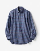 【ドゥクラッセ/DoCLASSE / MEN】のナチュラルオックスシャツ長袖/レギュラーサイズ ネイビー&times;ピンク|ID: prp329100003117249 ipo3291000000035990923