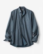 【ドゥクラッセ/DoCLASSE / MEN】のナチュラルオックスシャツ長袖/レギュラーサイズ ネイビーパターン|ID: prp329100003117249 ipo3291000000035990925