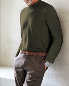 【ドゥクラッセ/DoCLASSE / MEN】のモックネック/長袖・ドゥクラッセT 人気、トレンドファッション・服の通販 founy(ファニー) ファッション Fashion メンズファッション MEN トップス・カットソー Tops/Tshirt/Men シャツ Shirts ポロシャツ Polo Shirts メンズ Mens モックネック Mock Neck 長袖 Long Sleeve thumbnail ダークオリーブ|ID: prp329100003117260 ipo3291000000028257864