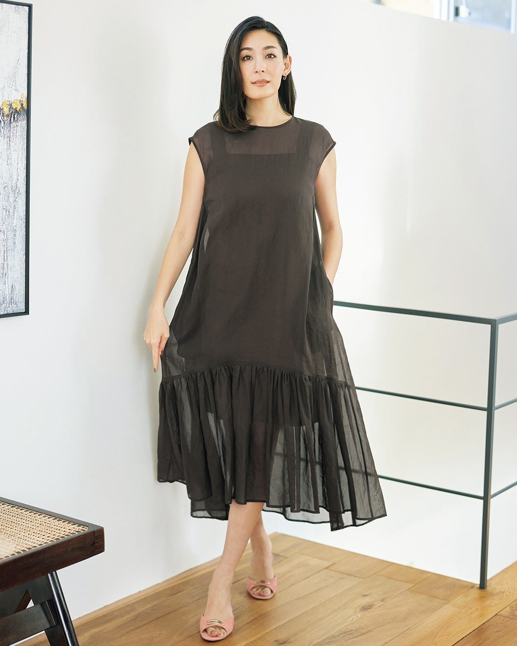 【ドゥクラッセ/DoCLASSE】の超長綿・インナーキャミワンピース 人気、トレンドファッション・服の通販 founy(ファニー) 　ファッション　Fashion　レディースファッション　WOMEN　ワンピース　Dress　キャミワンピース　No Sleeve Dresses　インナー　Inner　キャミソール　Camisole　プレミアム　Premium　 other-1|ID: prp329100003117283 ipo3291000000031731551