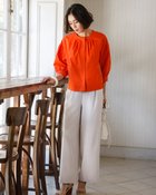 【ドゥクラッセ/DoCLASSE】の高密度コットン・タックカラージャケット スカーレット|ID: prp329100003117286 ipo3291000000028257928