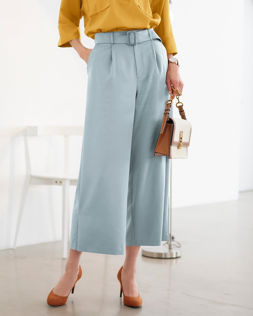 【ドゥクラッセ/DoCLASSE】のドレーピークロス・ワイドストレート 人気、トレンドファッション・服の通販 founy(ファニー) 　ファッション　Fashion　レディースファッション　Fashion for Women　パンツ　Pants & Trousers　とろみ　Fluid, Flowy Fabric　 other-1|ID: prp329100003117317 ipo3291000000028257678