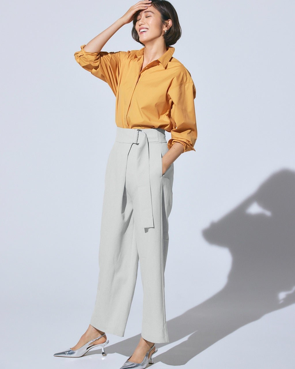 【ドゥクラッセ/DoCLASSE】のドライタッチツイル・ラップ風ワイドパンツ 人気、トレンドファッション・服の通販 founy(ファニー) 　ファッション　Fashion　レディースファッション　Fashion for Women　パンツ　Pants & Trousers　ストレート　Straight, Straight Cut　ラップ　Wrap, Wrap Design　リネン　Linen, Linen Fabric　ワイド　Wide, Wide Fit　春　Spring　 other-1|ID: prp329100003117331 ipo3291000000028257714