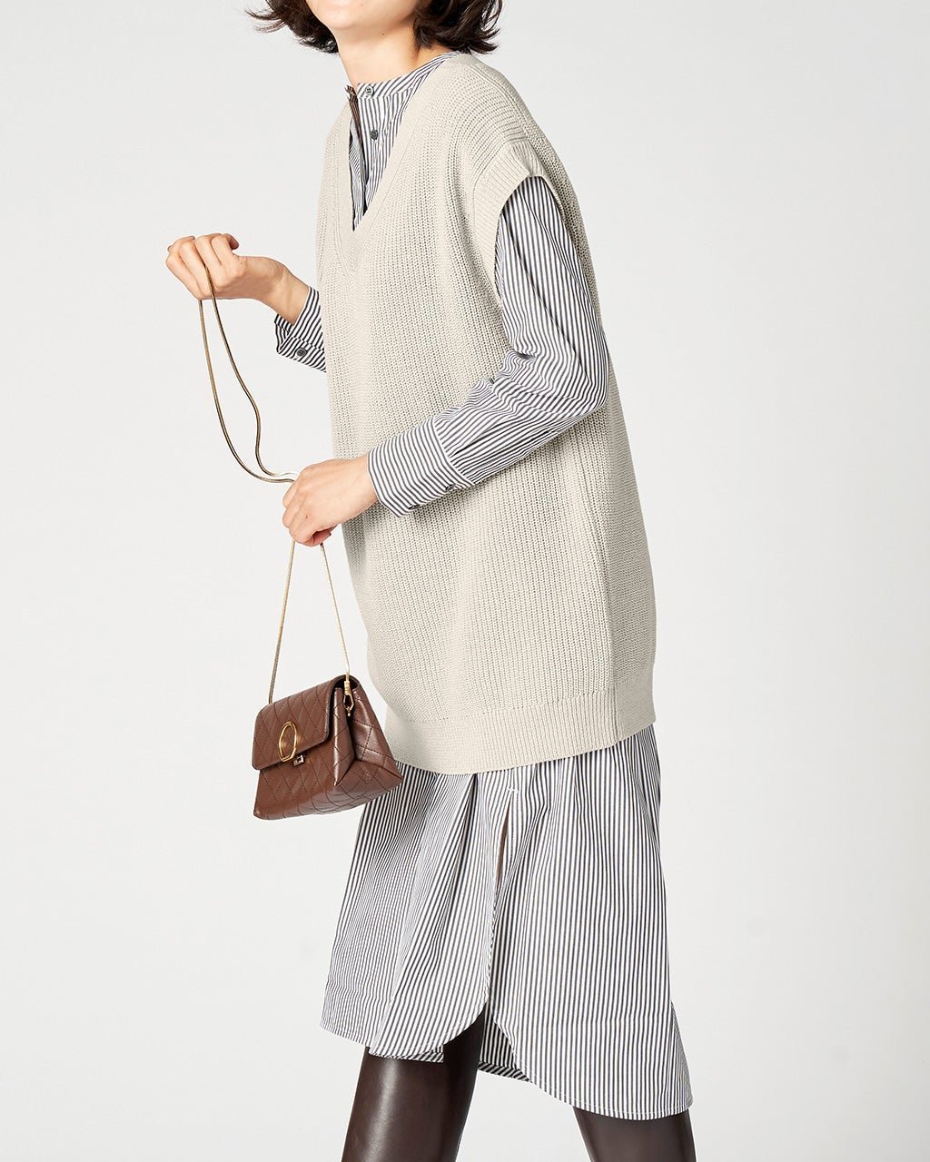 【ドゥクラッセ/DoCLASSE】のバルキーコットン・ビッグベスト 人気、トレンドファッション・服の通販 founy(ファニー) 　ファッション　Fashion　レディースファッション　Fashion for Women　アウター　Coat / Outerwear Collection　レディースジャケット・軽アウター　Jackets　ジャケット　Jacket, Outerwear　 other-1|ID: prp329100003117332 ipo3291000000028257716