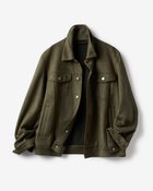 【ドゥクラッセ/DoCLASSE / MEN】のフェイクスェードGジャン カーキ|ID: prp329100003117339 ipo3291000000028257725
