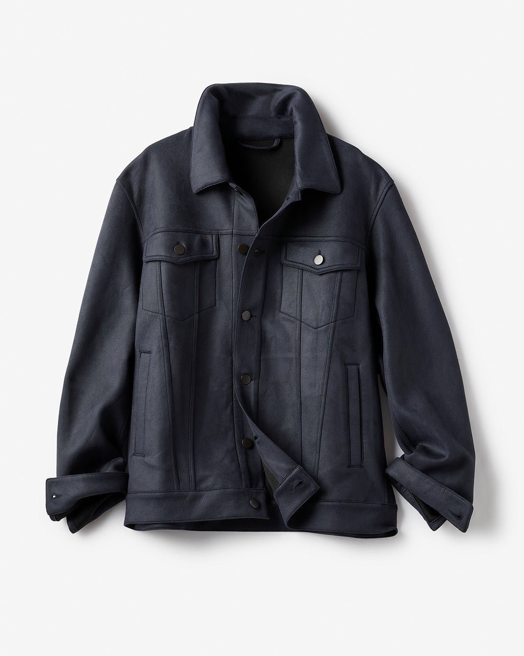 【ドゥクラッセ/DoCLASSE / MEN】のフェイクスェードGジャン インテリア・キッズ・メンズ・レディースファッション・服の通販 founy(ファニー) 　ファッション　Fashion　メンズファッション　Fashion for Men　パーカー　Hoodie, Parka　ブルゾン　Blouson, Bomber Jacket　メンズ　Men's, Menswear　ネイビー|ID: prp329100003117339 ipo3291000000028257726