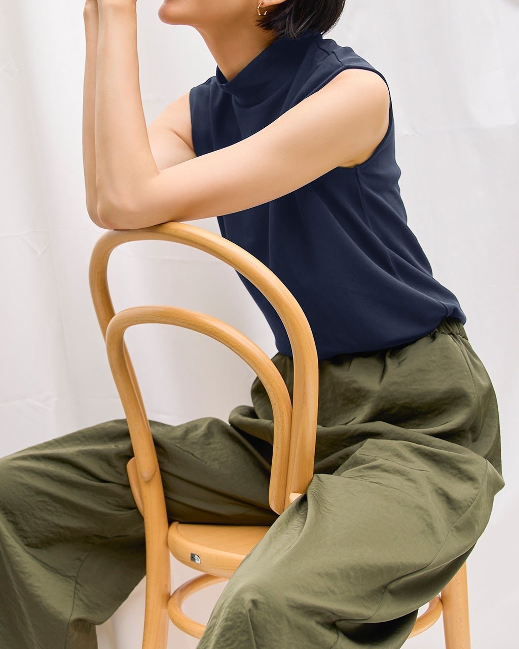 【ドゥクラッセ/DoCLASSE】のハイカウントコットン・ノースリハイネック 人気、トレンドファッション・服の通販 founy(ファニー) 　ファッション　Fashion　レディースファッション　WOMEN　トップス・カットソー　Tops/Tshirt　カットソー　Cut and Sewn　アンサンブル　Ensemble　インナー　Inner　カットソー　Cut And Sew　秋　Autumn/Fall　 other-1|ID: prp329100003117354 ipo3291000000028257751