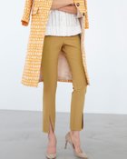 【ドゥクラッセ/DoCLASSE】の360ストレッチ・スリットスリムパンツ キャメル|ID: prp329100003117355 ipo3291000000028257758