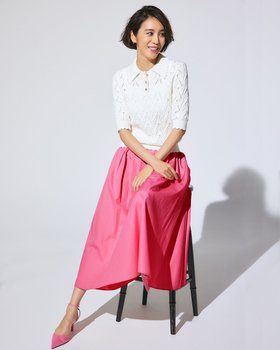 【ドゥクラッセ/DoCLASSE】 タイプライター・タックフレアスカート人気、トレンドファッション・服の通販 founy(ファニー) ファッション Fashion レディースファッション Fashion for Women スカート Skirts Aライン・フレアスカート A-Line & Flared Skirts タイプライター Typewriter Fabric, Crisp Cotton フレア Flare, Flared |ID:prp329100003117364