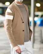 【ドゥクラッセ/DoCLASSE / MEN】のミラノリブクラブハウスジャケット ライトベージュ|ID: prp329100003117367 ipo3291000000028257777