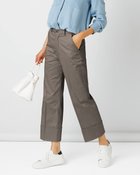 【ドゥクラッセ/DoCLASSE】の裾切替・クロップドワイドチノ カーキ|ID: prp329100003117381 ipo3291000000028257792