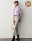【ドゥクラッセ/DoCLASSE】のウール混ダブルクロス・フレアパンツ グレー|ID: prp329100003117391 ipo3291000000028257670