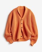 【ドゥクラッセ/DoCLASSE / MEN】の超軽量ワッフル編ショールカーデ オレンジ|ID: prp329100003117466 ipo3291000000028257609
