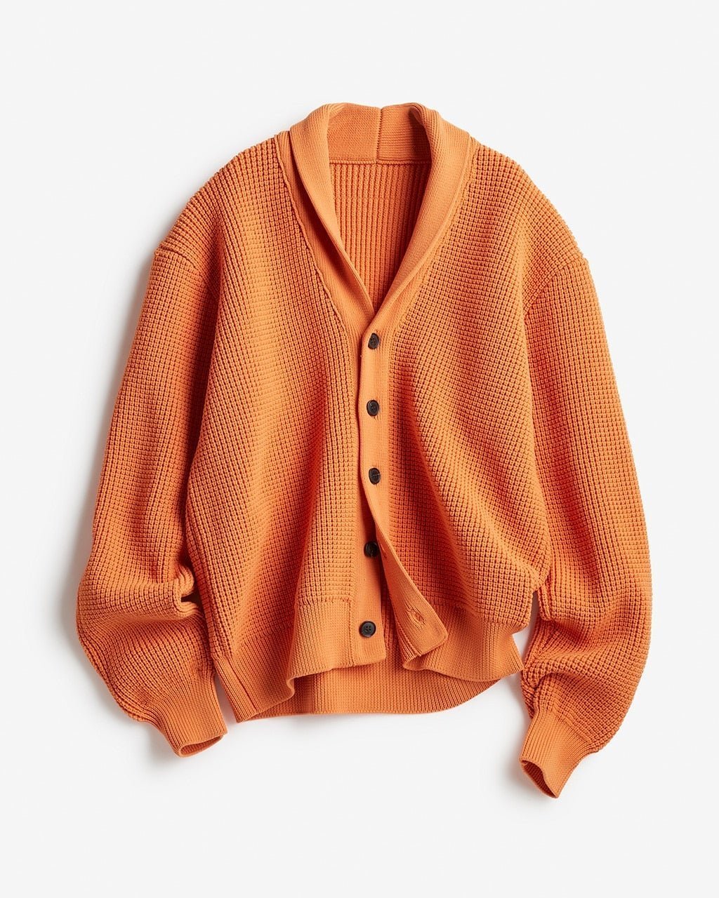 【ドゥクラッセ/DoCLASSE / MEN】の超軽量ワッフル編ショールカーデ インテリア・キッズ・メンズ・レディースファッション・服の通販 founy(ファニー) 　ファッション　Fashion　メンズファッション　Fashion for Men　カーディガン　Cardigan, Knitwear　メンズ　Men's, Menswear　ワッフル　Waffle, Waffle Knit　軽量　Lightweight, Ultra Light　オレンジ|ID: prp329100003117466 ipo3291000000028257609