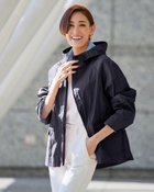 【ドゥクラッセ/DoCLASSE】の二重織リバーシブル・ショートフーディ ネイビー|ID: prp329100003117484 ipo3291000000028257629