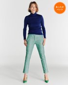 【ドゥクラッセ/DoCLASSE】の裏起毛カットジョーゼット・スリム69cm ネイビー&times;グリーン|ID: prp329100003117497 ipo3291000000028257643