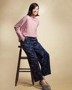 【ドゥクラッセ/DoCLASSE】のベロアストレッチ・ プリントセミワイド ペイズリー|ID: prp329100003117522 ipo3291000000035795241