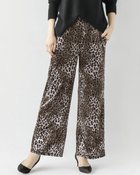 【ドゥクラッセ/DoCLASSE】のベロアストレッチ・ プリントセミワイド レオパード・ブラウン|ID: prp329100003117522 ipo3291000000035795245