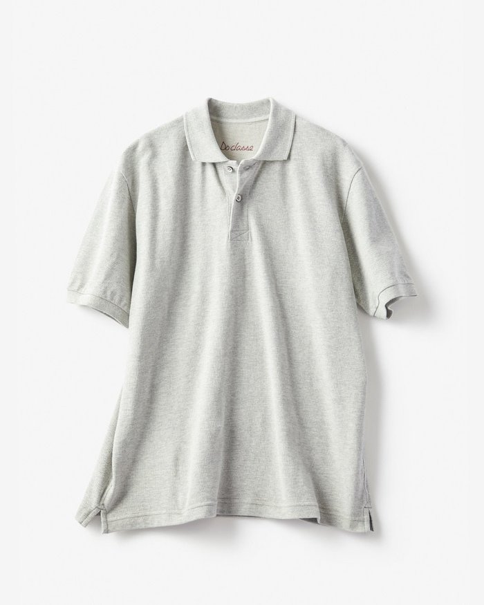 【ドゥクラッセ/DoCLASSE / MEN】のコットンヘザーポロ インテリア・キッズ・メンズ・レディースファッション・服の通販 founy(ファニー) https://founy.com/ ファッション Fashion メンズファッション Fashion for Men トップス・カットソー Cut & Sew Tops メンズシャツ Shirts ポロシャツ / きれいめカジュアルスタイル Polo Shirts ゴルフ Golf ストライプ Stripe, Striped Pattern スリット Slit, Slit Detail プリント Print, Printed Pattern メンズ Men's, Menswear ビジネス 仕事 通勤 Business / Work / Commuting 鹿の子 Piqué, Kanoko Fabric |ID: prp329100003117552 ipo3291000000033592371