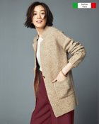 【ドゥクラッセ/DoCLASSE】のイタリアンアルパカ・ループヤーンジャケット ベージュ|ID: prp329100003117594 ipo3291000000034537202