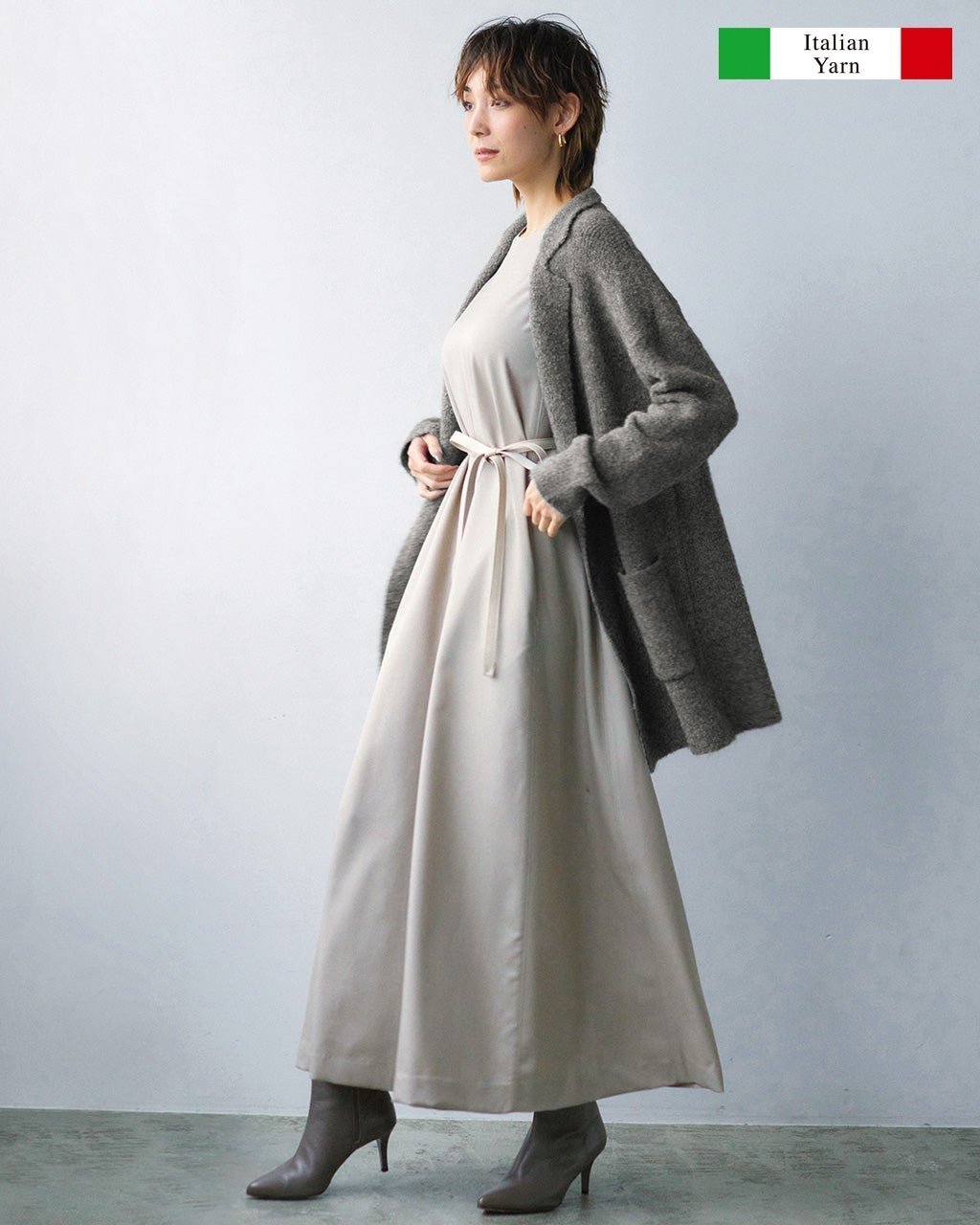 【ドゥクラッセ/DoCLASSE】のイタリアンアルパカ・ループヤーンジャケット インテリア・キッズ・メンズ・レディースファッション・服の通販 founy(ファニー) ファッション Fashion レディースファッション Fashion for Women アウター Coat / Outerwear Collection レディースジャケット・軽アウター Jackets ジャケット Jacket, Outerwear グレー|ID: prp329100003117594 ipo3291000000034537204