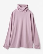 【ドゥクラッセ/DoCLASSE】の超長綿タートルネック/無地 ライラック|ID: prp329100003117595 ipo3291000000034134797