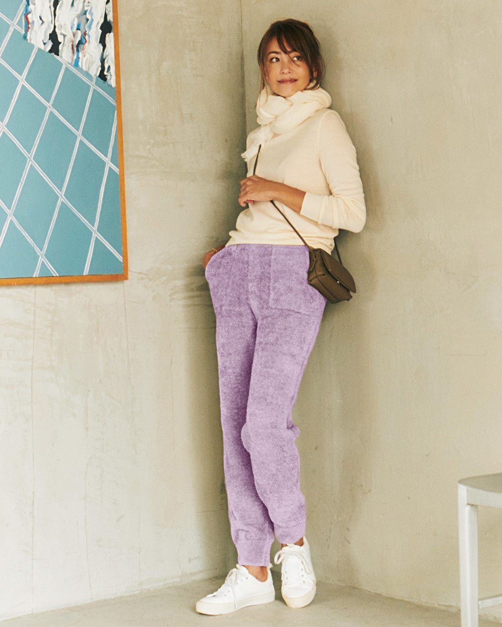 【ヌックル/Nukle】のNukle・テディジョガーパンツ 人気、トレンドファッション・服の通販 founy(ファニー) ファッション Fashion レディースファッション Fashion for Women パンツ Pants & Trousers トラベル Travel, Travel Gear なめらか Smooth, Silky Texture リラックス Relax, Relaxed Fit other-1|ID: prp329100003117606 ipo3291000000034960460