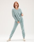 【ヌックル/Nukle】のNukle・テディジョガーパンツ 人気、トレンドファッション・服の通販 founy(ファニー) ファッション Fashion レディースファッション Fashion for Women パンツ Pants & Trousers トラベル Travel, Travel Gear なめらか Smooth, Silky Texture リラックス Relax, Relaxed Fit thumbnail ブルーグリーン|ID: prp329100003117606 ipo3291000000034960466