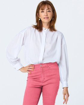 【ドゥクラッセ/DoCLASSE】 とろみストライプ・バンドカラーシャツ人気、トレンドファッション・服の通販 founy(ファニー) ファッション Fashion レディースファッション WOMEN トップス・カットソー Tops/Tshirt シャツ/ブラウス Shirts/Blouses おすすめ Recommend とろみ Thickness シアー Sheer ストライプ Stripe フレア Flare ミックス Mix 切替 Switching |ID:prp329100003117610