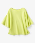 【ドゥクラッセ/DoCLASSE】のUVニット・総針フレアスリーブトップス 人気、トレンドファッション・服の通販 founy(ファニー) ファッション Fashion レディースファッション Fashion for Women トップス・カットソー Cut & Sew Tops ニット Knit Tops & Sweaters セーター Sweater, Knitwear thumbnail レモンイエロー|ID: prp329100003117636 ipo3291000000035893864