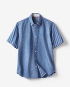 【ドゥクラッセ/DoCLASSE / MEN】のナチュラルオックスシャツ半袖/ボタンダウン 人気、トレンドファッション・服の通販 founy(ファニー) ファッション Fashion メンズファッション MEN ダウン Down メンズ Mens ヨーク Yoke 半袖 Short Sleeve thumbnail ネイビーチェック|ID: prp329100003117639 ipo3291000000028257320