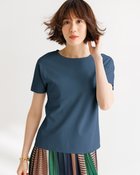 【ドゥクラッセ/DoCLASSE】の立体クルーネック/半袖・ドゥクラッセTシャツ ライトネイビー|ID: prp329100003117668 ipo3291000000028257384